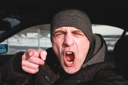 Fotoli: 134964077 - Wütender Autofahrer © MAD1122